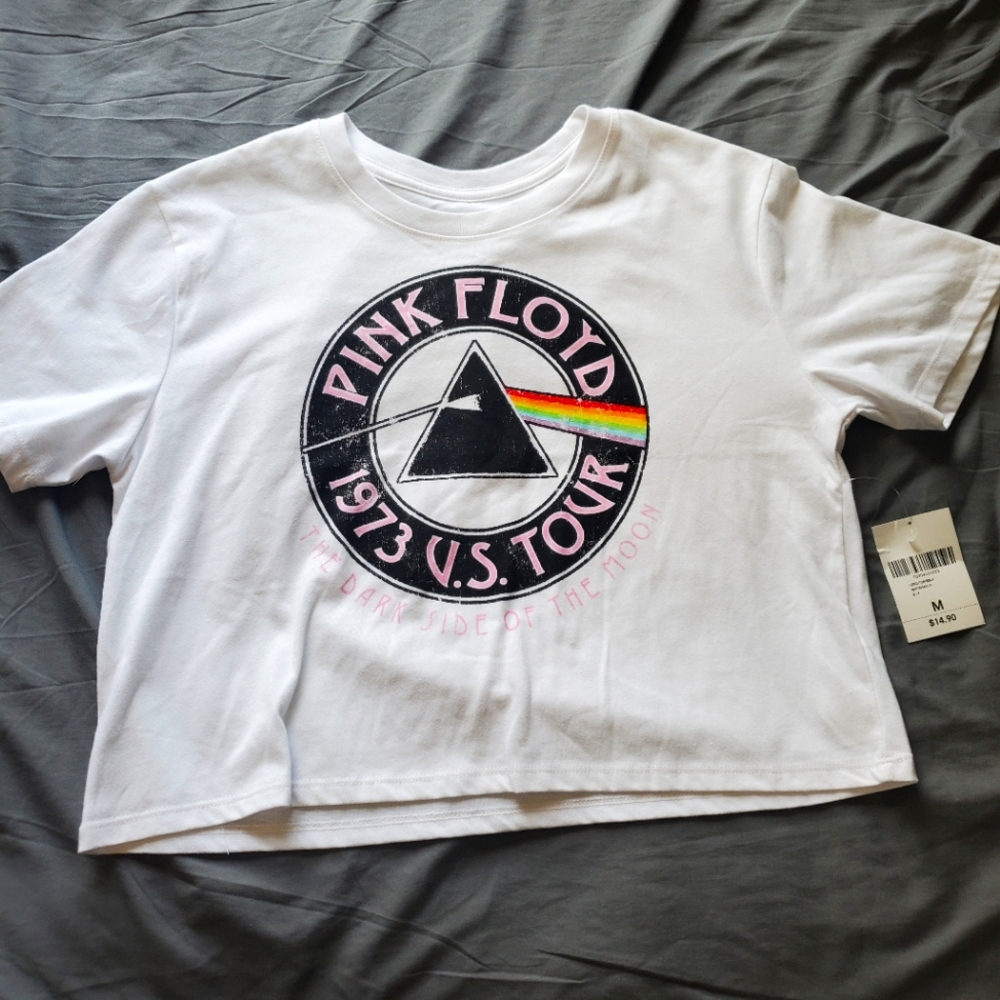 Pink Floyd crop tee